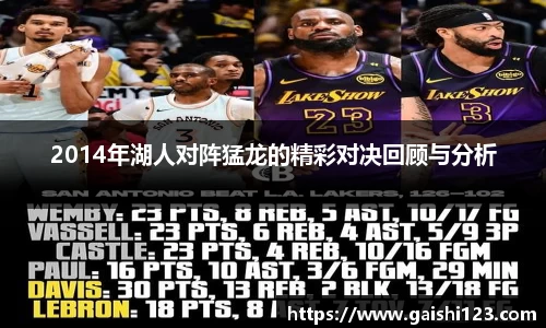 2014年湖人对阵猛龙的精彩对决回顾与分析