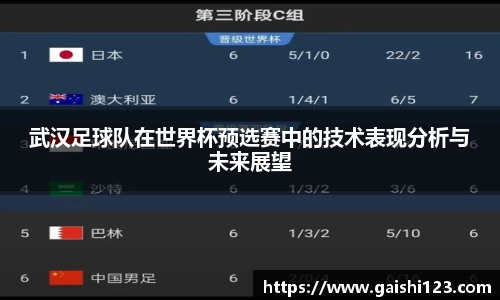 武汉足球队在世界杯预选赛中的技术表现分析与未来展望